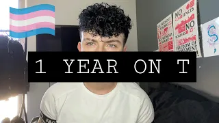 1 YEAR ON TESTOSTERONE | FTM TRANSGENDER