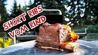 Beef Ribs / Short Ribs / Rinderrippen vom Gasgrill lecker grillen