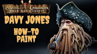 How to paint a 3D printed Davy Jones