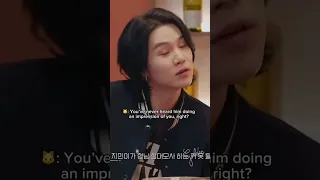Not Yoongi exposing Jimin infront of his idol