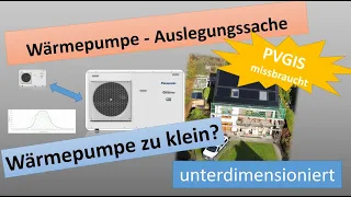 DIY Wärmepumpe Auslegungsache - Wie klein ist zu klein, im Altbau?