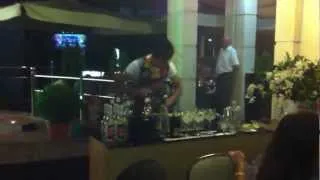 Barmen Show Almaty. Ресторан Le Dome 2012 (Бармен шоу 87026199998)