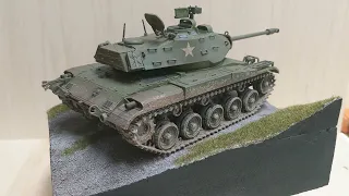 Tamiya Model Tank Build with Display Base