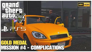 GTA 5 PS5 Remastered - Mission #4 - Complications [Gold Medal] 4K HDR