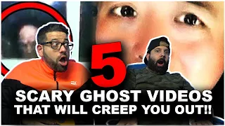 Top 5 SCARY Ghost Videos To CREEP You OUT *REACTION!!