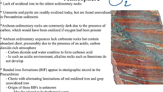 Historical geology, Archean, oceans, atmosphere
