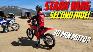 Second Ride on my Stark Varg!!! Cahuilla Creek MX