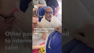 Man on a flight throws a fit over crying baby