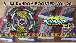 Beyblade B-164 Random Booster Vol. 20 unboxing Curse Satan Hurricane Universe 1D by PoromPalompy