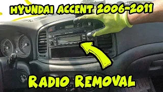Hyundai Accent 2006-2011 Stereo Radio Removal Tutorial