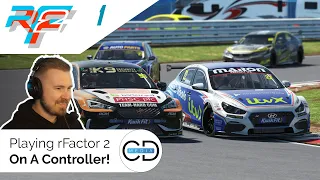 Can You Play rFactor 2 On A Controller? - rFactor 2, Episode 1
