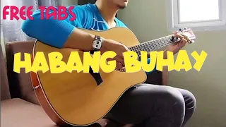 Zack Tabudlo - HABANG BUHAY (FREE TABS - Fingerstyle guitar)