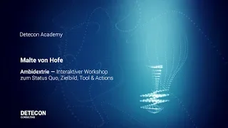 Detecon Academy - Ambidextrie: Interaktiver Workshop zum Status Quo, Zielbild, Tool & Actions