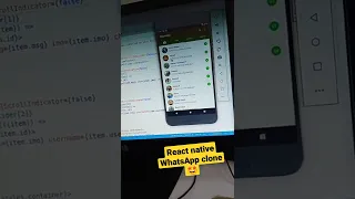 React native WhatsApp Messenger clone frontend #reactnative