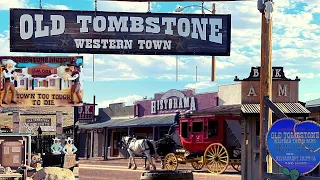 Old Tombstone Western Theme Park | Gunfight-Stunt Show | Historic Trolley Tour| #TombstoneArizona