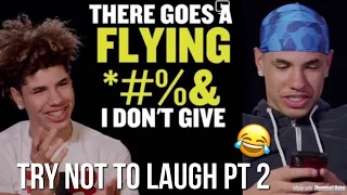 LaMelo Ball TRY NOT TO LAUGH CHALLENGE PT. 2 | HILARIOUS Moments Montage