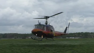 [Goodbye Huey] Bell UH-1D Bundeswehr Low Pass+ Landung am Flugplatz Hungriger Wolf