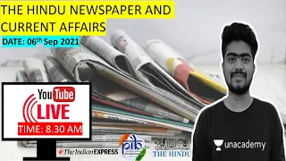 The Hindu DNA + Current Affairs | 6th September | For OCS ASO OSSC | Shakti Sir |Unacademy Live OPSC