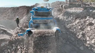 Terex 4242SR Impact Crusher & Liebherr 574 Wheel Loader- Bamichas Group / Diastasi Ateve - 4k