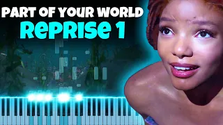 The Little Mermaid (2023) - Part of Your World Reprise I Piano Tutorial