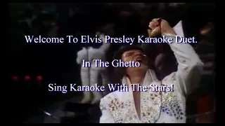 Elvis Presley In The Ghetto Karaoke Duet Royal Philharmonic