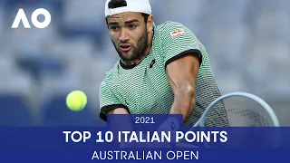 Top 10 Italian Points | Australian Open 2021