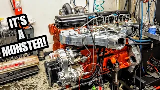 2000HP Cummins Drag Truck Engine Reveal... IT'S AWESOME!!!