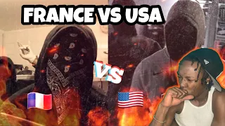 AMERICAN REACTS TO FRENCH Drill vs US Drill (Pop smoke, Gazo, Freeze Corleone, 1Plike140, Sheff G)