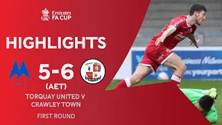 ELEVEN Goal Comeback Thriller! | Torquay United 5-6 Crawley Town (AET) | Emirates FA Cup 2020-21