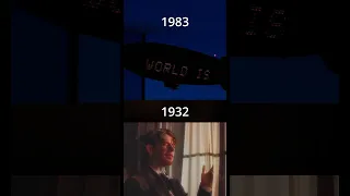 Scarface (1932 vs 1983). Airship scene (The world is yours)