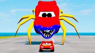 Lightning McQueen vs Lightning McQueen Monster! Epic Chase and Escape | BeamNG.Drive