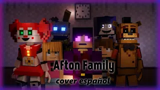 "Afton Family" | Cover Español l FNAF Minecraft Music Video (Song By KryFuze)