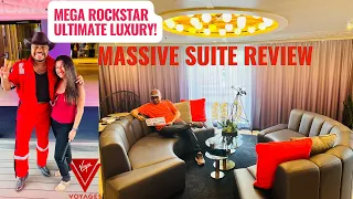 Our Mega RockStar Massive Suite Review | Virgin Voyages Scarlet Lady - BEST room and cruise?