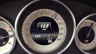 Mercedes W212 E220CDI 170KM 0-200KM/H 4-Matic Acceleration German Autobahn