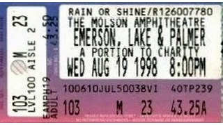 Emerson Lake & Palmer~Live in Toronto 1998