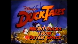 Ducktales: Microducks from Outer Space UK VHS Opening (Disney) 1990