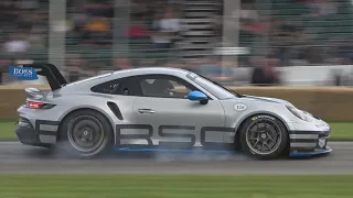 Porsche 992 GT3 CUP HILLCLIMB MAXIMUM ATTACK - PURE SOUND! W/ OPEN EXHAUST! VERY LOUD!