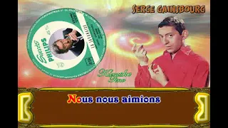 Karaoke Tino - Serge Gainsbourg - La Javanaise - Avec choeurs