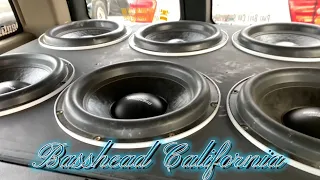 DEMO! UPGRADES! 6 Resilient Sounds Platinum 15s on 2 Taramps MD12k 0.5ohm / IASCA BassBoxing No Wall