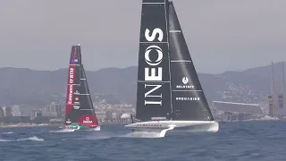 Cup Spy - Highlights - AC40 Broadcast Test - Day 1 - INEOS Britannia - August 10, 2023