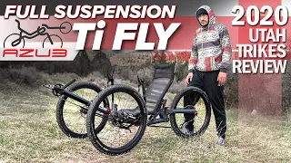 FULL SUSPENSION AZUB Ti FLY and Ti FLY X - The Ultimate Crossover Trike!! - Utah Trikes Review