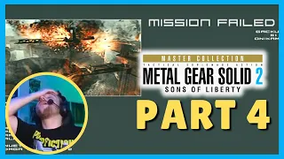 How many times will I die this stream? | Metal Gear Solid 2 Part 4 (FIRST PLAYTHROUGH)