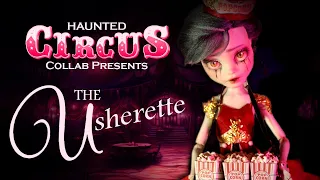 Hauntingly Beautiful Popcorn Usherette for a Haunted Circus Collab