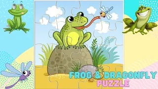 Can You Solve The Frog Riddle? - Frog Puzzle | Frog and Dragonfly Puzzle for Kids