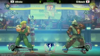 Infiltration vs Momochi - Capcom Cup Asia Finals - FT7 Round Robin