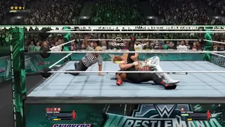 WWE 2K24 - Roman Reigns vs. Cody Rhodes — Undisputed WWE Universal Title Match — WrestleMania XL