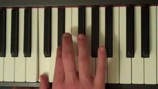 How To Play a C Diminished Chord on the Piano