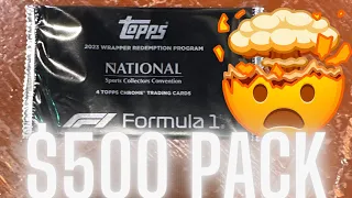 $500+ PACK!!! Topps National F1 Promo Pack!  I May Be Crazy