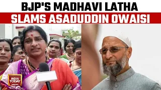 War Of Words: BJP's Hyderabad Candidate Madhavi Latha Slams AIMIM Chief Asaduddin Owaisi | Breaking