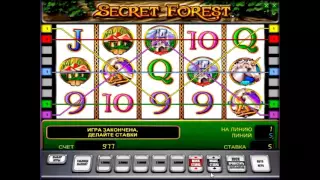 Обзор игрового автомата  Секретный Лес (secret forest)  - бонусная игра, бесплатные спины